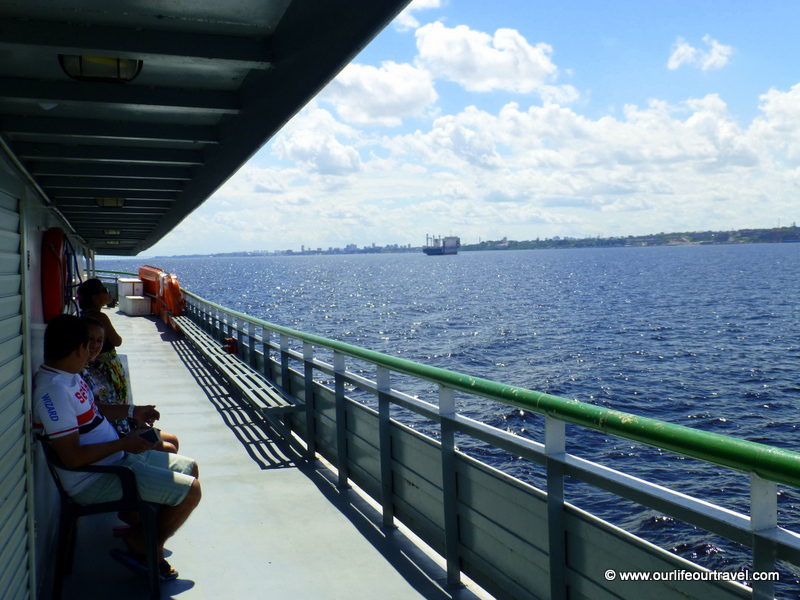 Departure from Manaus. Tabatinga - Manaus boat ride
