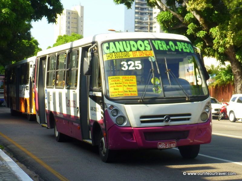 Bus in Belém, Amazonia, Brazil