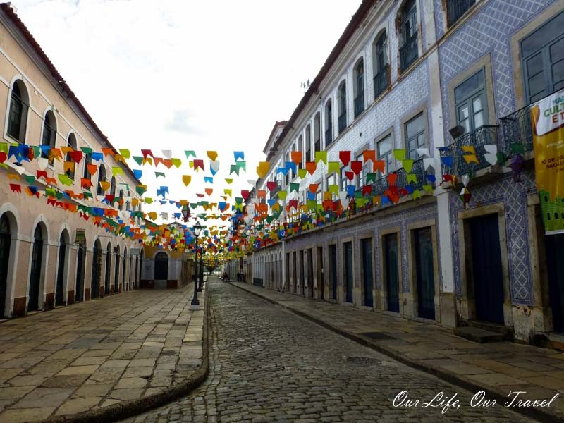 Unesco world heritage historical old town of Sao Luis