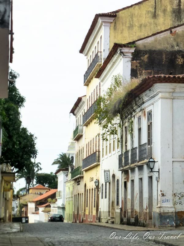 Colonial buildings, Sao Luis, Brazil