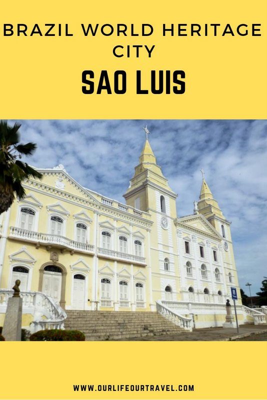 The city center of São Luís is a UNESCO world heritage site with its pretty buildings and cobblestone streets. Brazil Off the beaten path destinations in Brazil. Sao Luis Maranao Guide and things to do in the city #saoluis #brazil #unesco #worldheritage