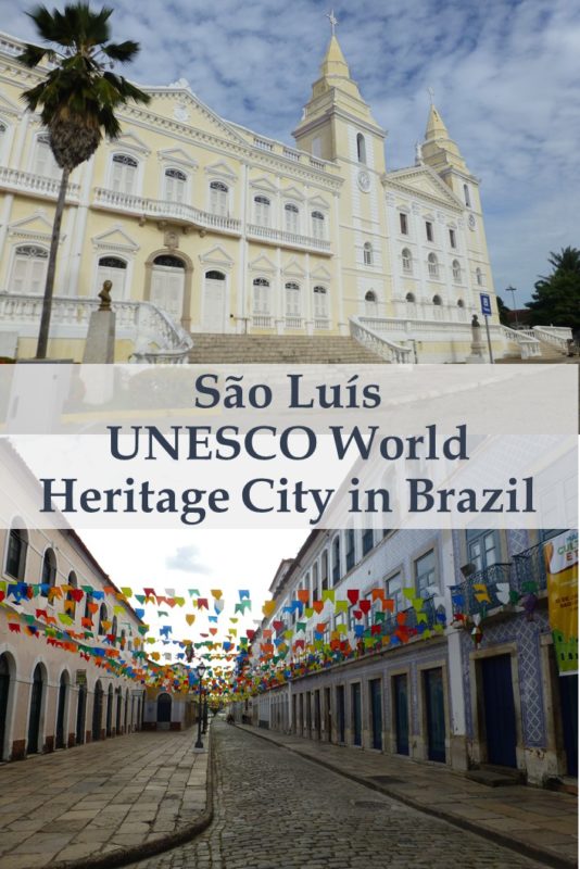 The city center of São Luís is a UNESCO world heritage site with its pretty buildings and cobblestone streets. (Brazil)