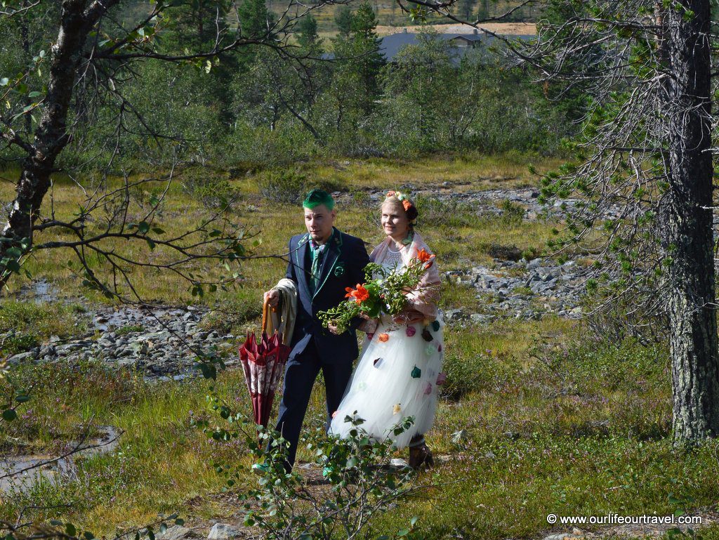 wedding lapland urho kekkoken national park