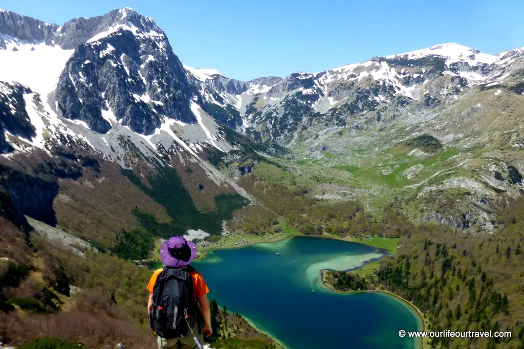 Hiking in Sutjeska National Park following Tito s 