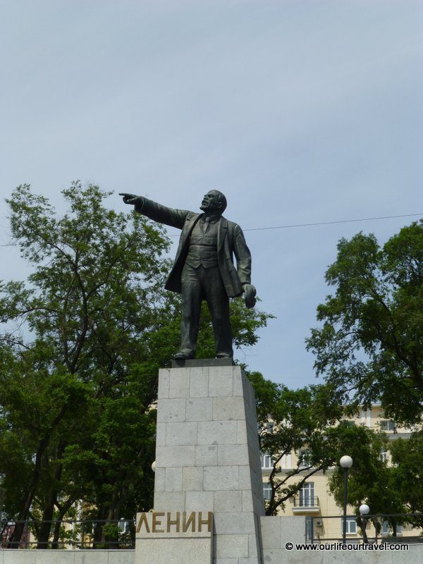 Lenin statue, Vladivostok, Russia