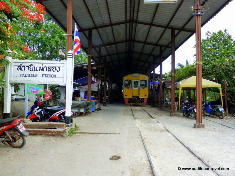 Maeklong Train Market - Railway Market Bangkok, Thailand