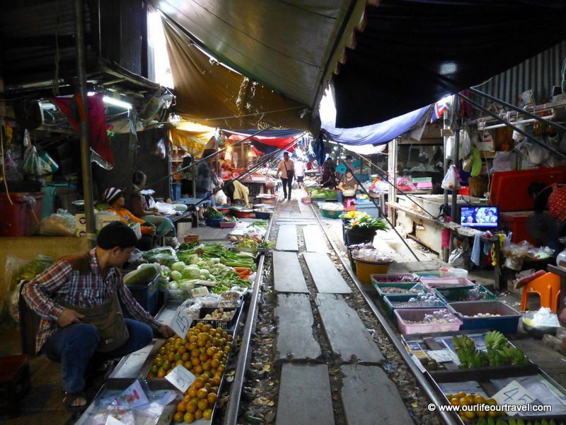 Maeklong Train Market - Bangkok, Thailand