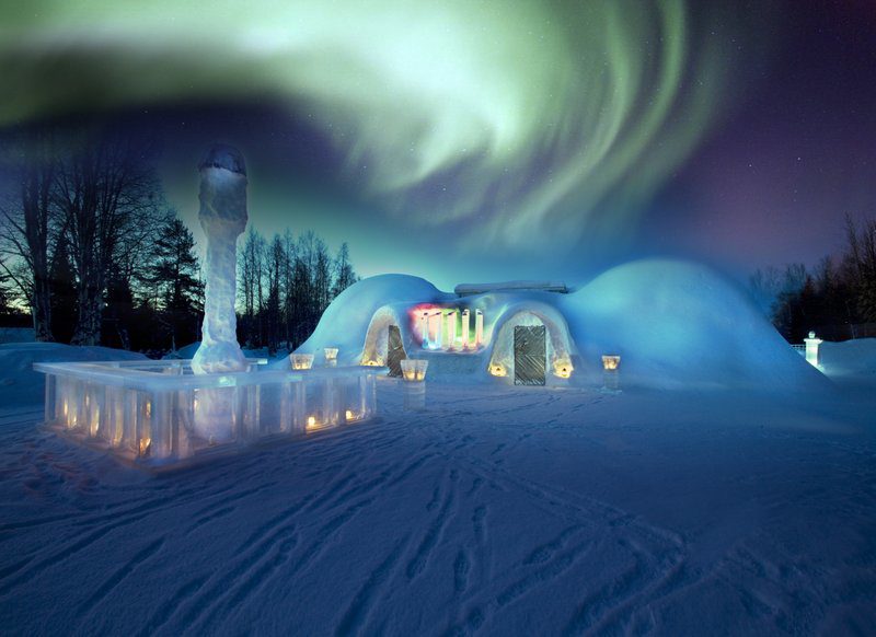 Snowland Rovaniemi snow igloo