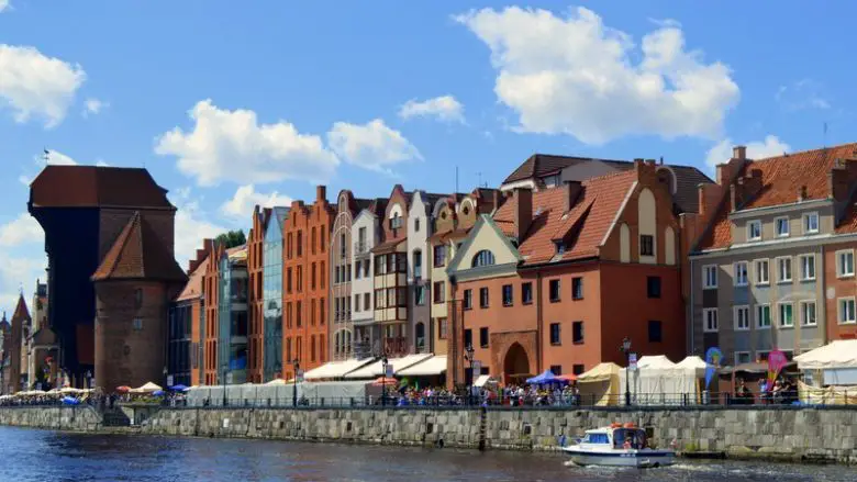 Sightseeing in Gdansk old town, Poland