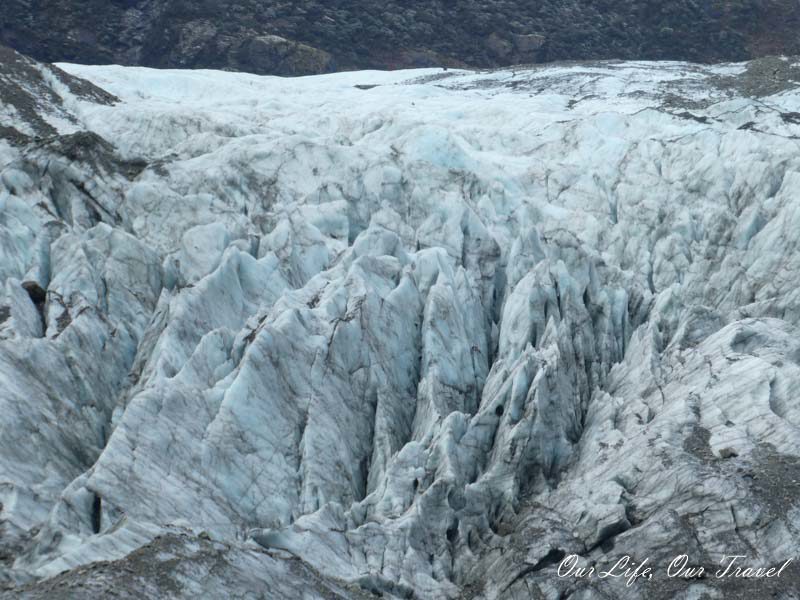 Glacier ice New Zealand