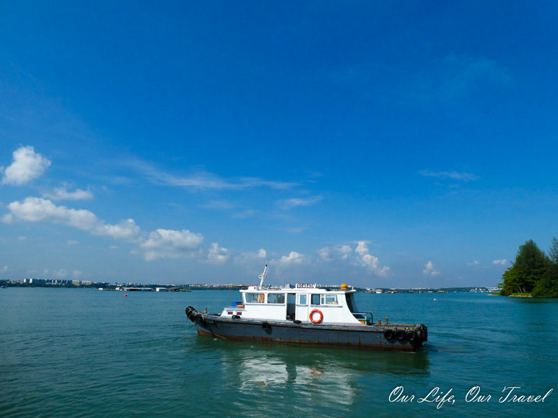Bumboat ferry to Ubin Island, Singapore