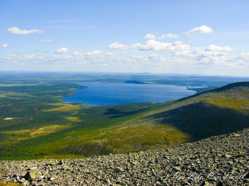 unique Lappish landscape: fells of Pallas-Yllästunturi National Park
