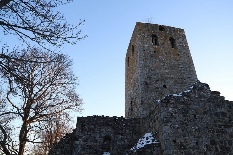 St. Olof Church ruins in Sigtuna - Oldest Town in Sweden