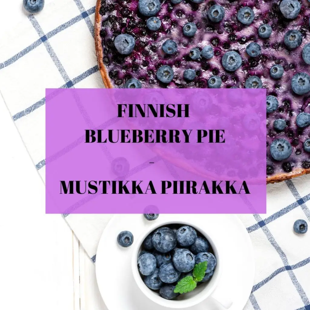 Finnish Blueberry Pie Recipe