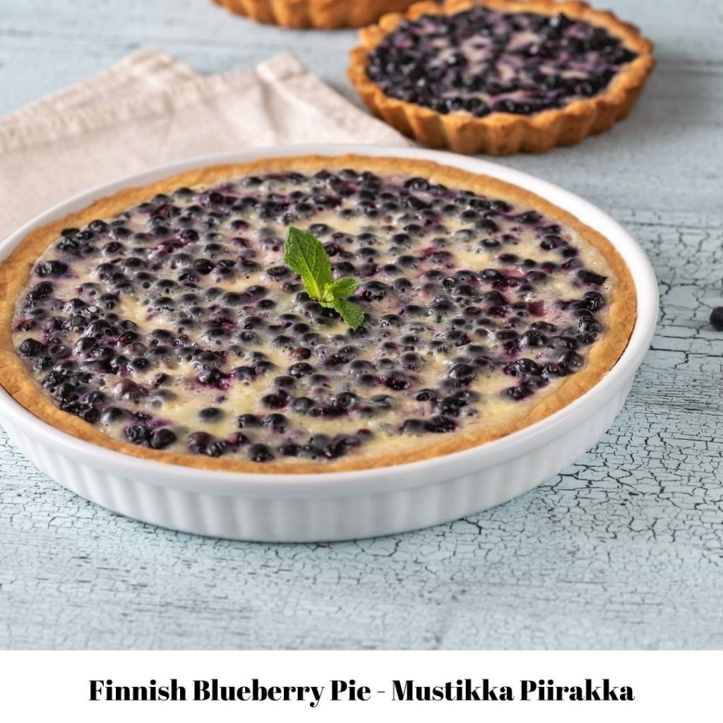 The best blueberry pie recipe | finnish blueberry pie