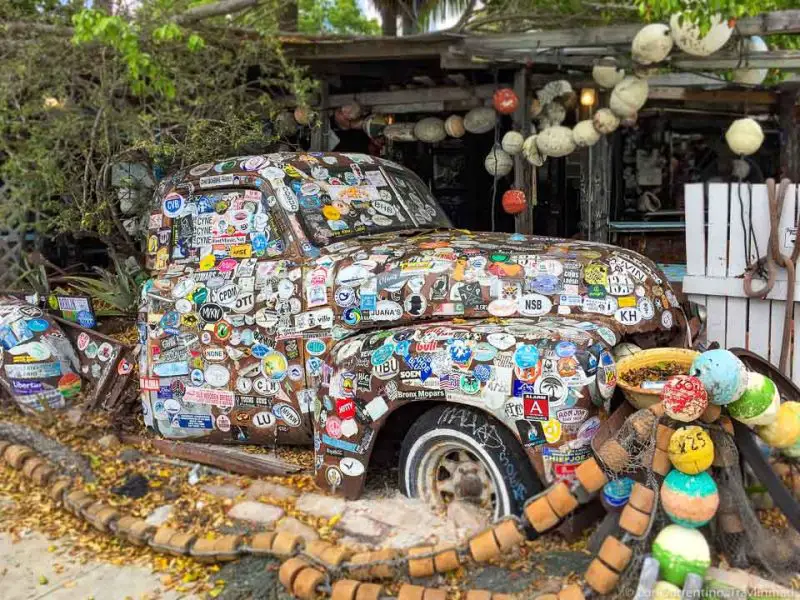 Colorful Truck between Miami Key West Florida