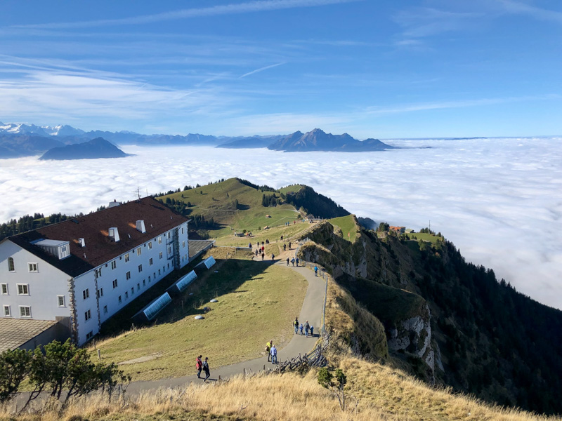 the top of Rigi - one of the best Lucerne hikes 