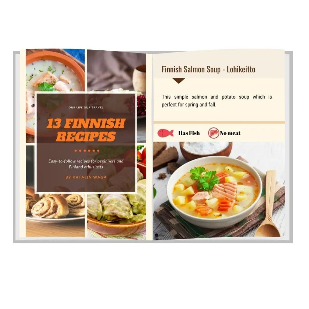 Finnish recipe book sample