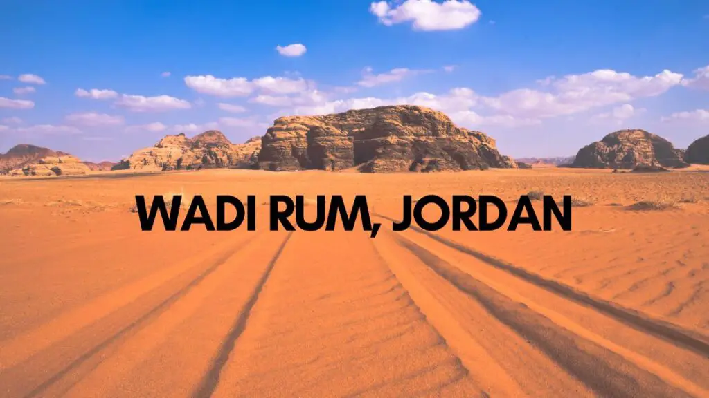 jordan wadi rum cover image of the desert